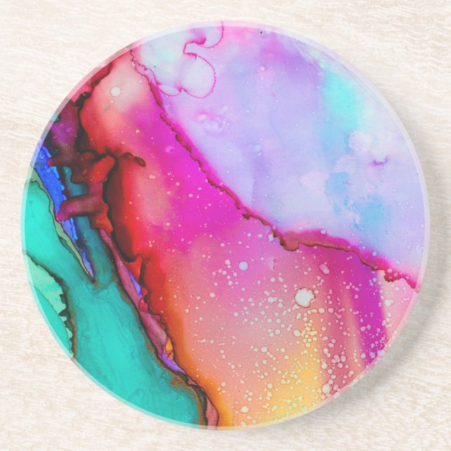 Posavasos De Arenisca Coloreando mashup (Frente)