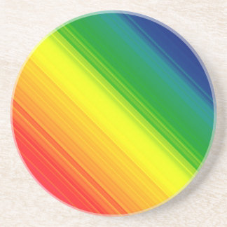 Posavasos De Arenisca Colores del orgullo del arco iris, prácticos de