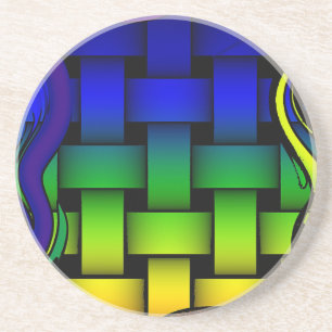 Posavasos De Arenisca Colores tejidos