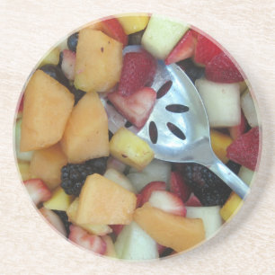 Posavasos De Arenisca Colorido surtido de frutas