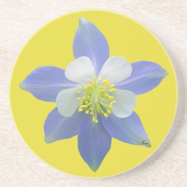 Posavasos De Arenisca Columbina 2 (Frente)