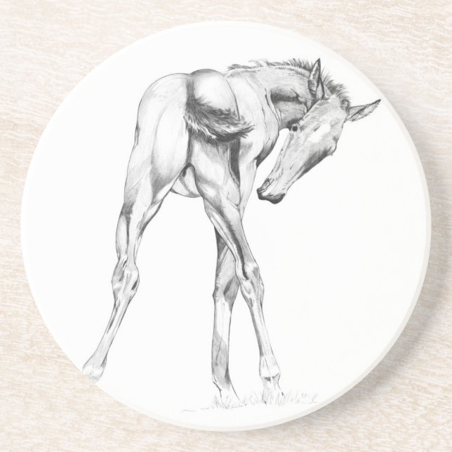 Posavasos De Arenisca Comer (Frente)