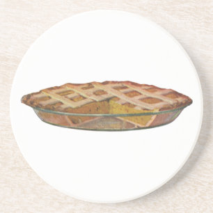 Posavasos De Arenisca Comidas Antiguas, Postre, Pastel de Calabaza de Ac