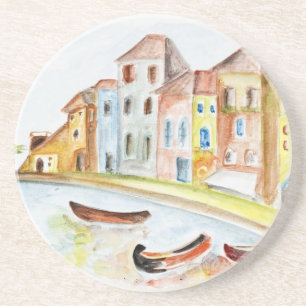 Posavasos De Arenisca Concepto de Venecia