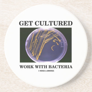 Posavasos De Arenisca Consiga el trabajo cultivado con las bacterias (la