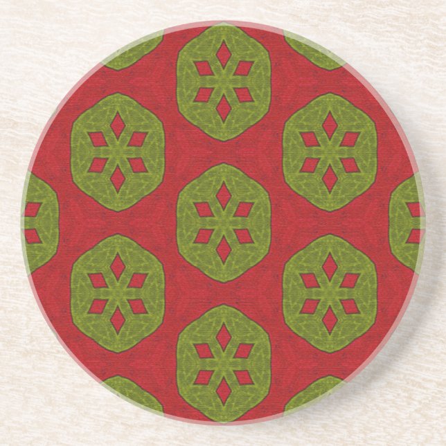 Posavasos De Arenisca Cookie de navidades (Frente)