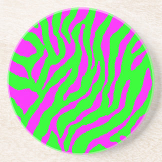 Posavasos De Arenisca Corey Tiger 80s Retro Rayas de Tigre
