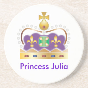 Posavasos De Arenisca Corona Real Tradicional