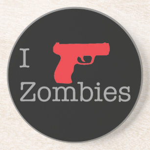 Posavasos De Arenisca Costa del zombi (oscuridad)