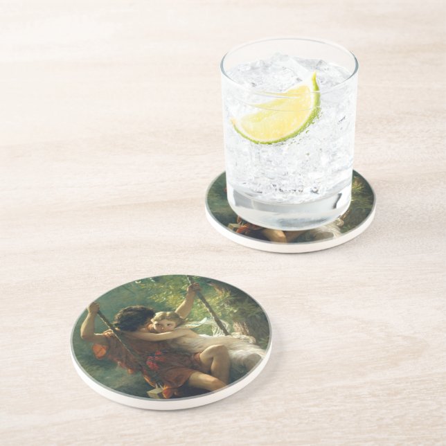 Posavasos De Arenisca Cot’s “Primavera” art coaster (Lado)