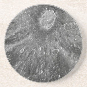 Posavasos De Arenisca Cráter lunar Tycho del impacto en la luna de la