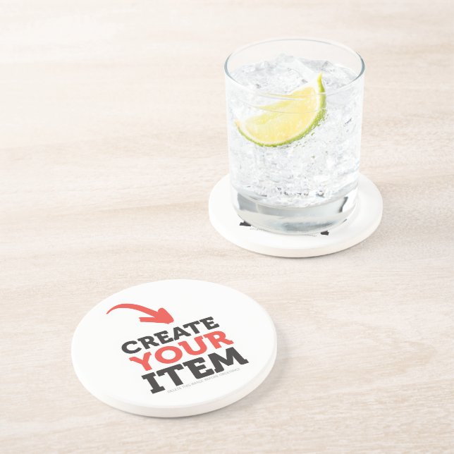 Posavasos De Arenisca CREA-TU-PROPIO DIY Personalizado carga tu diseño (Lado)