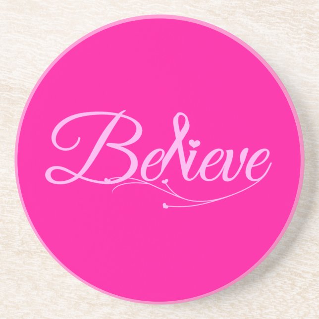 Posavasos De Arenisca Creer (Frente)