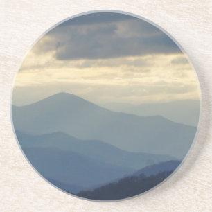 Posavasos De Arenisca Crepúsculo de la cresta azul