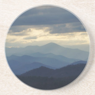 Posavasos De Arenisca Crepúsculo de la cresta azul