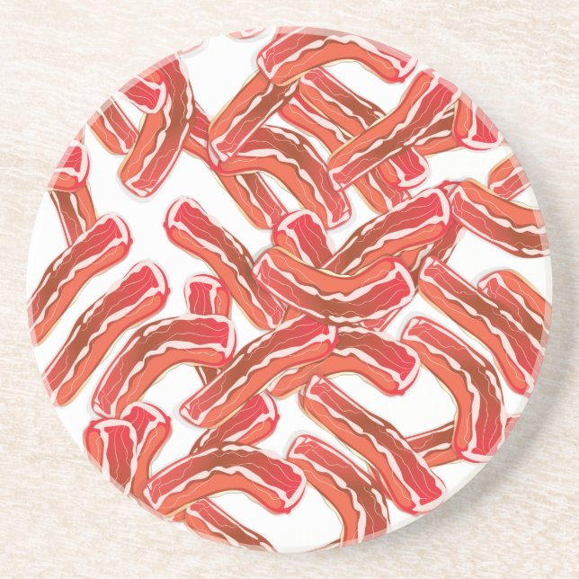 Posavasos De Arenisca Crispy Bacon (Frente)