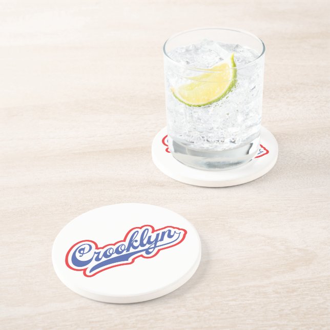 Posavasos De Arenisca Crooklyn, NYC (Lado)