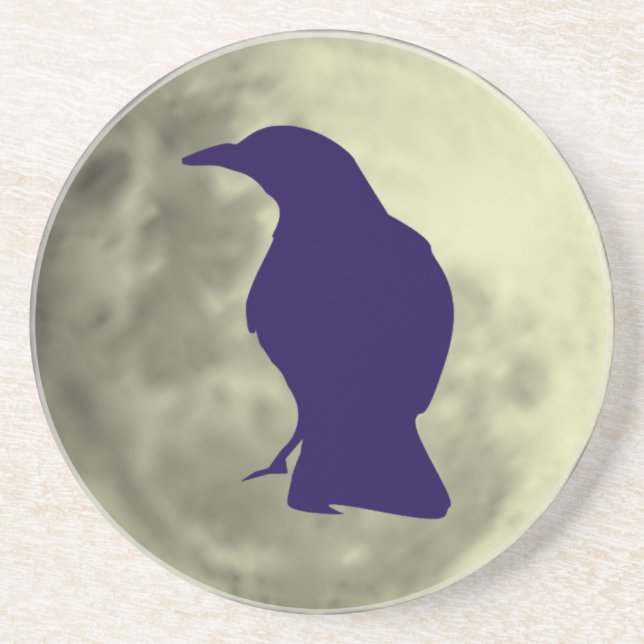 Posavasos De Arenisca Crow Coaster (Frente)