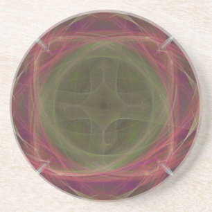 Posavasos De Arenisca Cruz geométrica