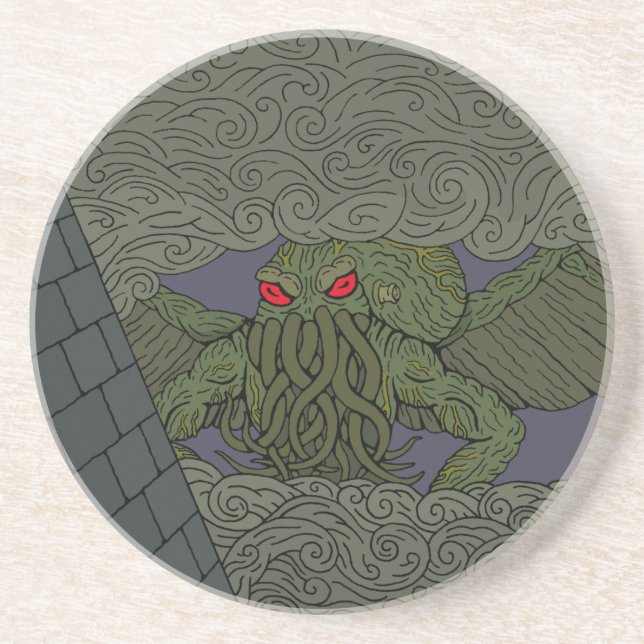 Posavasos De Arenisca Cthulhu (Frente)