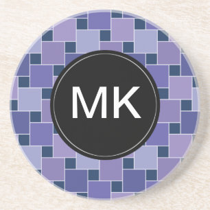 Posavasos De Arenisca Cuadrados de Ametist