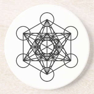 Posavasos De Arenisca Cubo de Metatrons