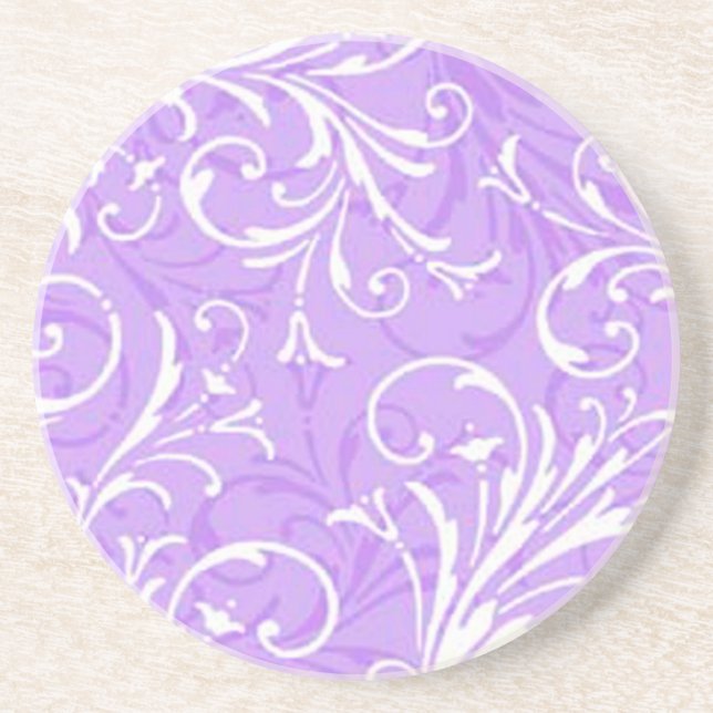 Posavasos De Arenisca Cuenca Ornamental Púrpura (Frente)