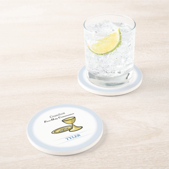 Posavasos De Arenisca Cuerpo de la comunidad y nieto de sangre (Lado)