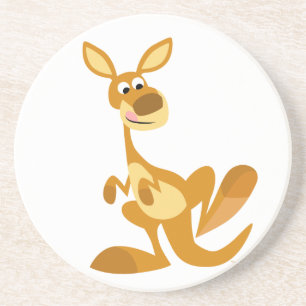 Posavasos De Arenisca Cuesta de colmo Personalizado Kangaroo Coaster