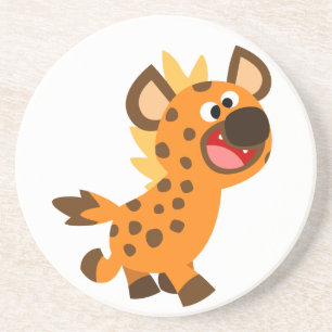 Posavasos De Arenisca Cuidada Personalizado Hyena Coaster
