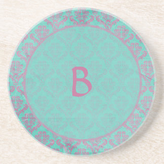 Posavasos De Arenisca Custodia personalizada de bebidas de Damasco morad