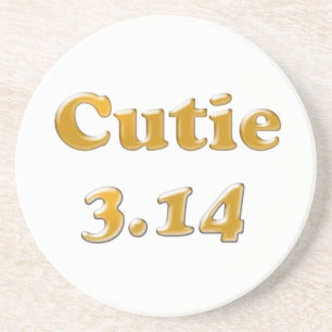 Posavasos De Arenisca Cutie 3.14 Pi Day