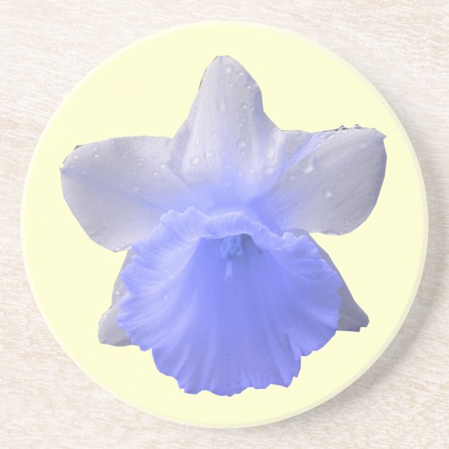 Posavasos De Arenisca Daffodil Blue Coasters (Frente)