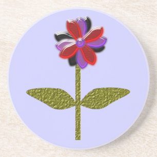 Posavasos De Arenisca Daisy Brillantes Astratos Plásticos