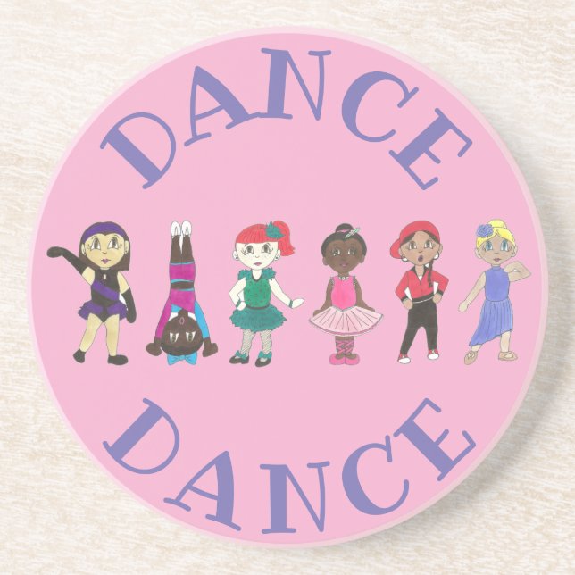 Posavasos De Arenisca DANCE Ballet Tap Jazz Acro Hip Hop Lyrical Dancers (Frente)