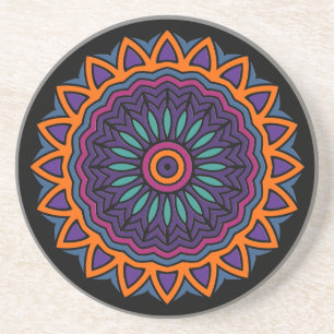 Posavasos De Arenisca DART Mandala - Flor