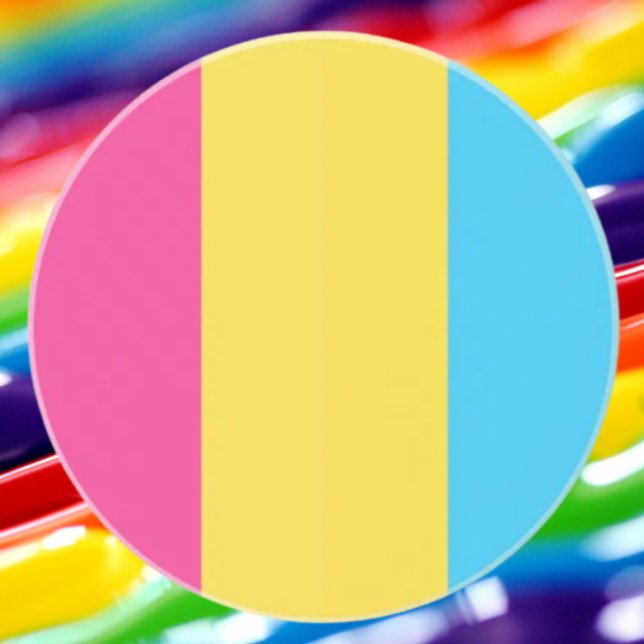 Posavasos de arenisca de Orgullo Pansexual (Subido por el creador)