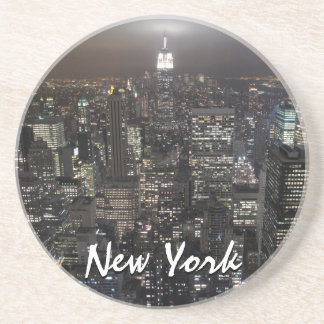 Posavasos De Arenisca Decoración del recuerdo de New York City del