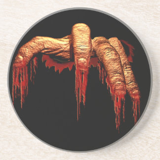 Posavasos De Arenisca Decoración Zombie de la montaña rusa Gory Hallowee