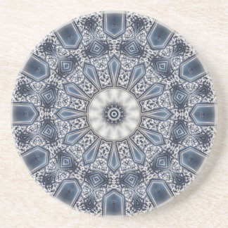 Posavasos de arenisca decorativa azul