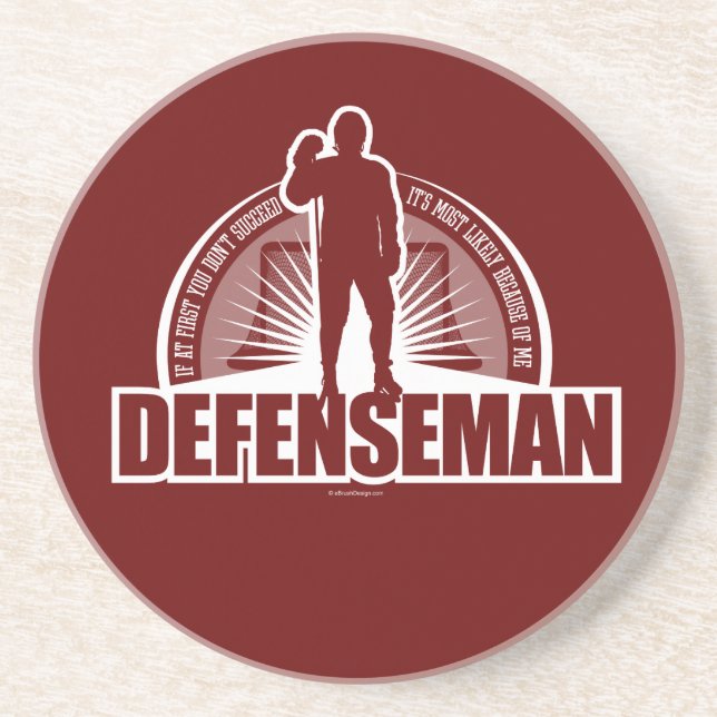 Posavasos De Arenisca Defenseman (Frente)