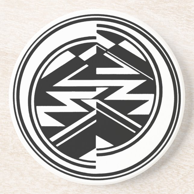 Posavasos De Arenisca Del Kilter Geometrics (Frente)