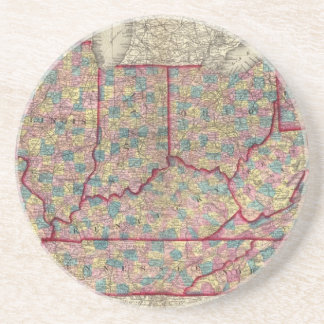 Posavasos De Arenisca Delaware, Illinois, Indiana e Iowa