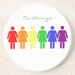 Posavasos De Arenisca derechos de las mujeres LGBTQIA Thunder_Cove