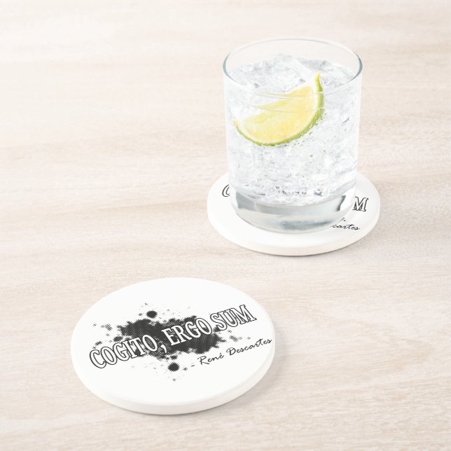 Posavasos De Arenisca Descartes (Lado)