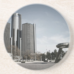 Posavasos De Arenisca Detroit céntrica