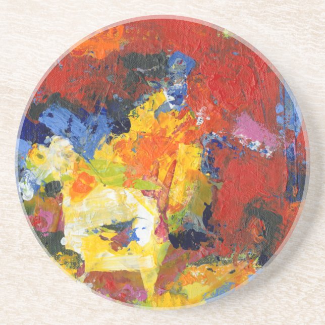 Posavasos De Arenisca Día de la Raza (Frente)