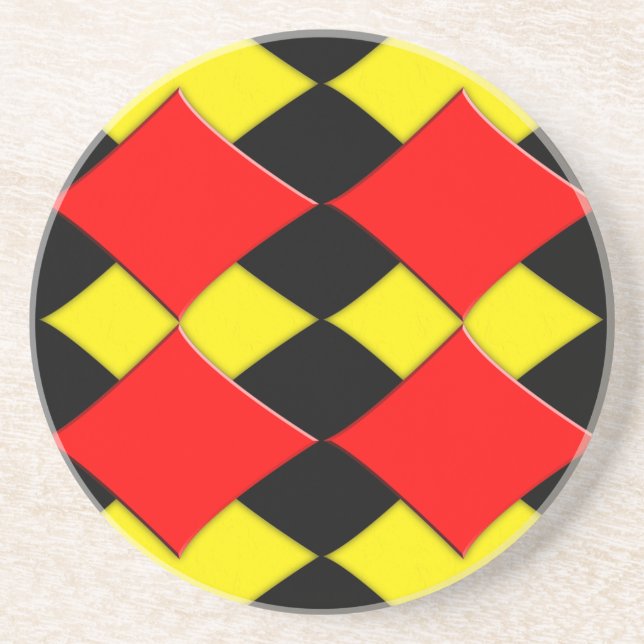 Posavasos De Arenisca Diamantes (Frente)