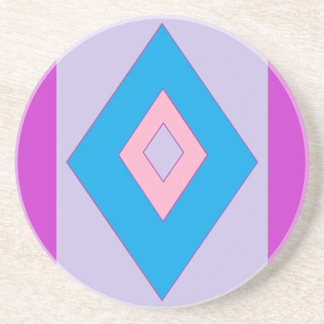 Posavasos De Arenisca Diamond Coaster (Frente)
