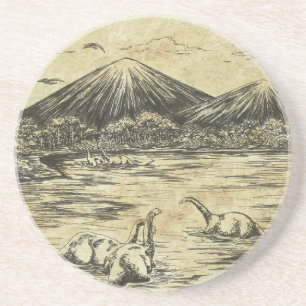 Posavasos De Arenisca Dinosaurios